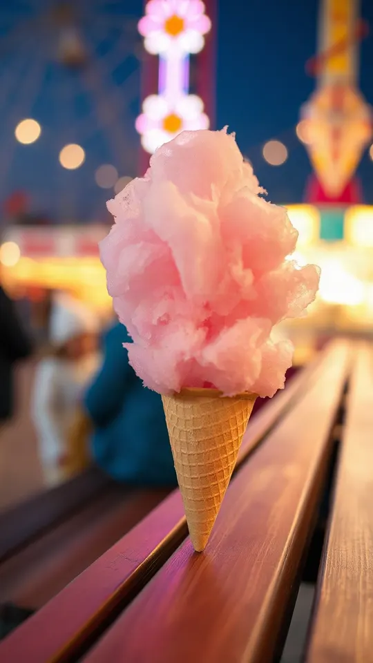 Turn scene — a generated storyboard shot for the song Sugar Rush: The cotton candy — the crush, made visible